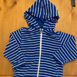 Hanna Andersson terry hoodie zip up
